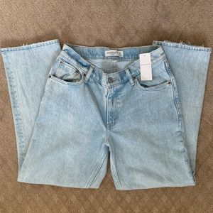 NWT Abercrombie & Fitch Curve Love 90s low rise jeans